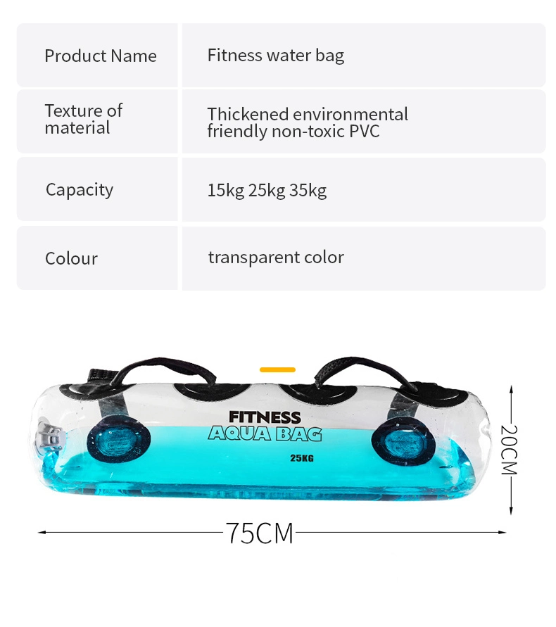 PVC Fitness Strength Training Weight Lifting Bag Water Aqua Bag