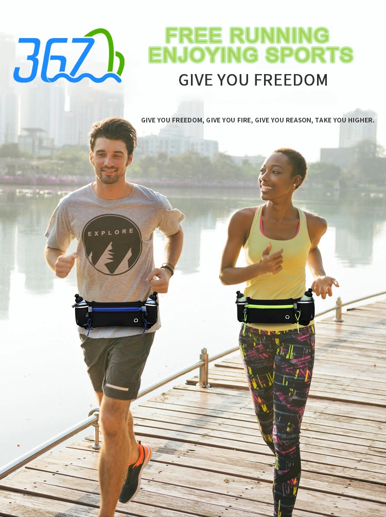 New Outdoor Sports Waist Bag Fitness Multifunctional Water Bottle Bag Personal Running Mobile Phone Waist Bag Marathon Bag