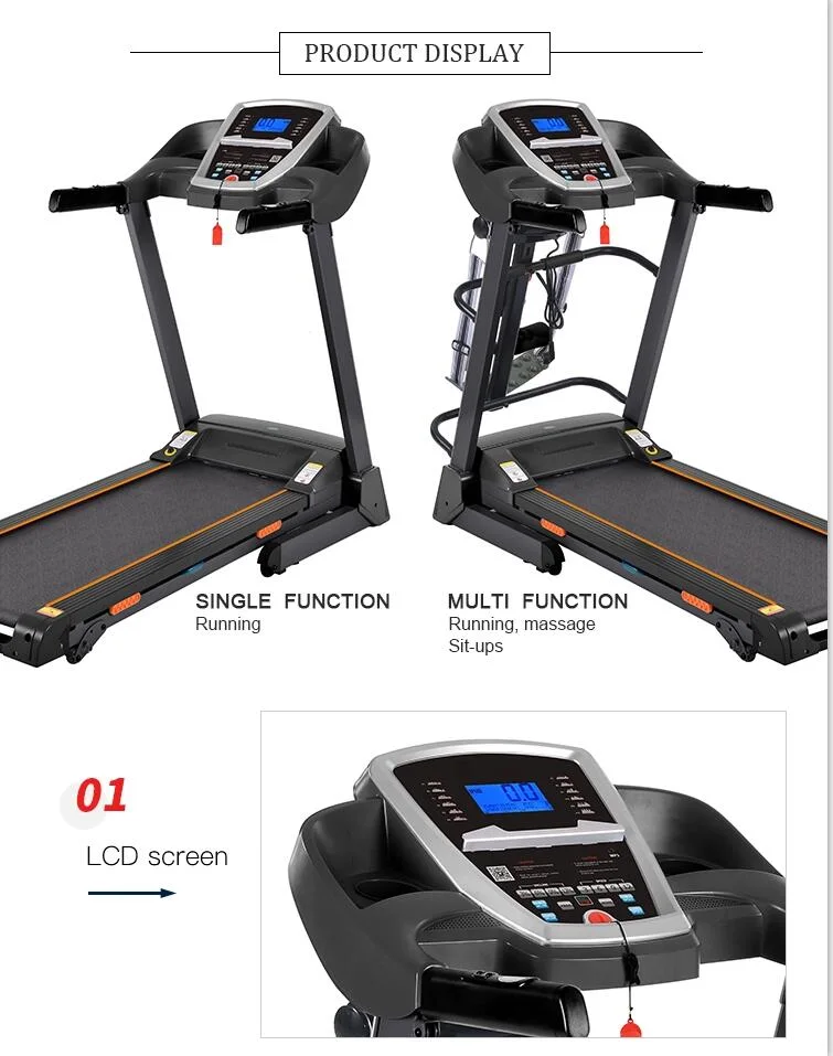 2020 Factory Price Multi Functional Adjustable Electric Walking Treadmill