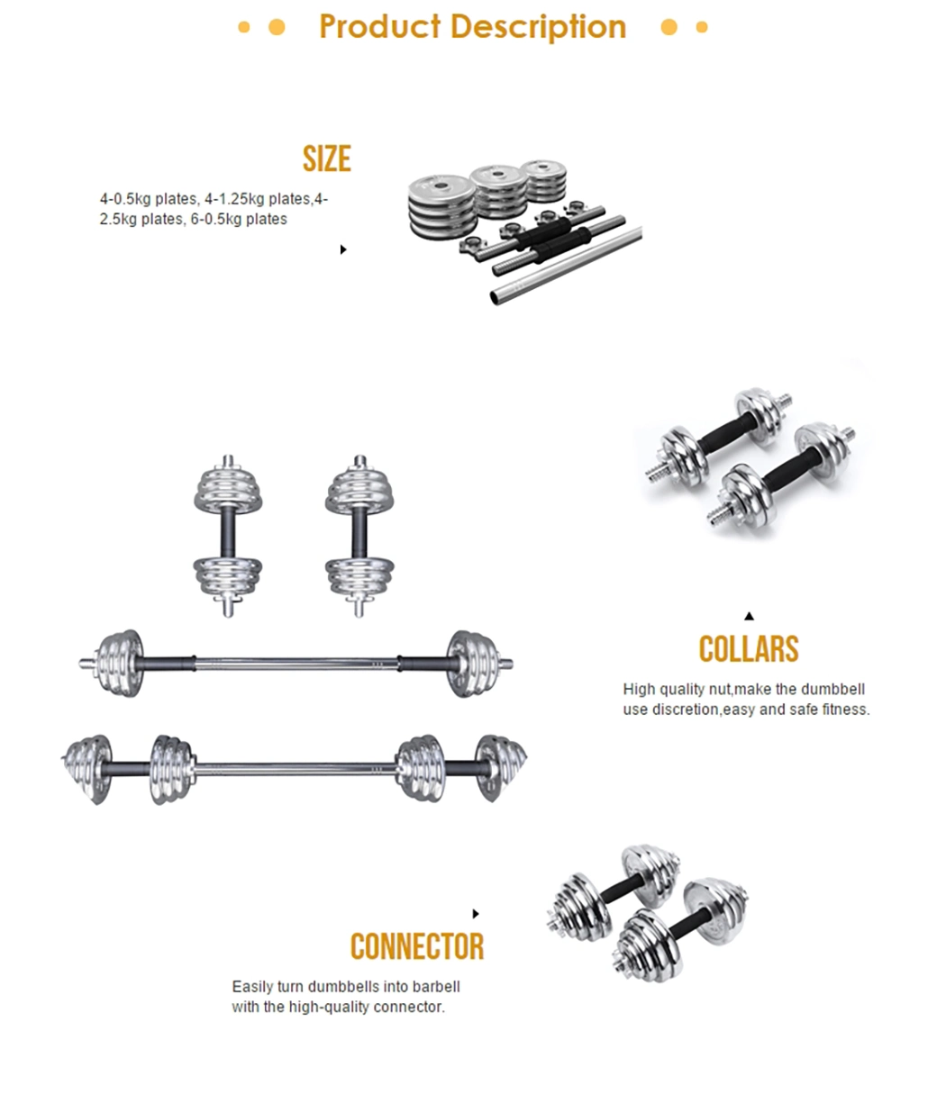 Fitness Dumbbell Gym Equipment Adjustable Barbell Dumbbell Set