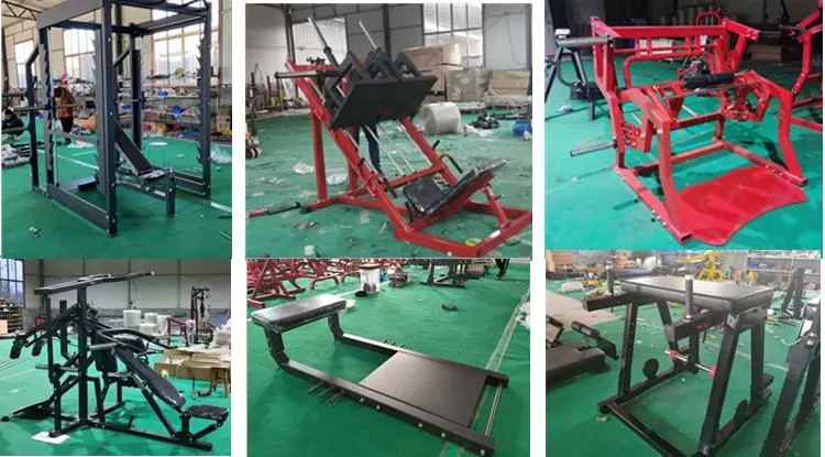 Dh-02 Plate Loaded Strength Equipment Glute Drive Barbell Hip Thrust Gym Fitness Glute Bridge Machine