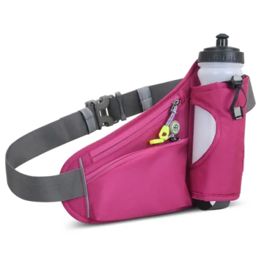 Bolsas de cintura para corrida com logotipo personalizado Suporte para garrafa de água Acampamento ao ar livre Caminhadas Fitness Homens Mulheres Bicicleta Cinto de ciclismo Esportes Fanny Packs Saco de viagem