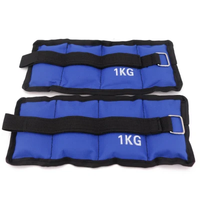 (1kg, 2kg, 3kg, 4kg e 5kg) 2 PCS Tornozelo Pesos Perna Pulso Saco de Areia Pesos Alça Resistência Equipamento de Treinamento de Força para Ginásio Fitness Ioga Corrida Wyz17066