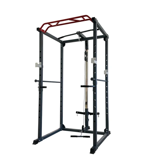 Equipamento de ginástica comercial Power Cage Squat Rack Smith Machine Treinador multifuncional Máquina de exercícios para construção de perna