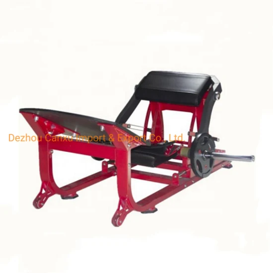 Dh-02 Plate Loaded Strength Equipment Barbell Hip Thrust Gym Fitness Glute Bridge Machine