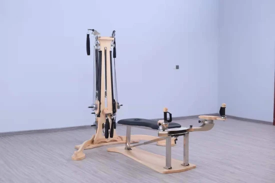 PRO Yoga Body Building Gym Home Fitness Equipment Oak Wood Pilates Reformers Bed Machine Pilates Pulley Tower Combination Unit - Pilates Equipment